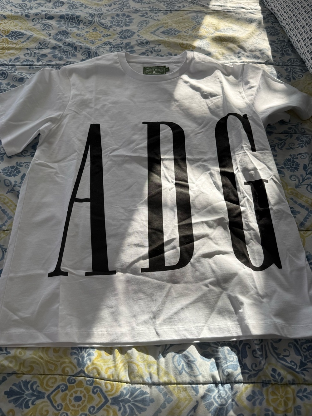 Denim Tears Men’s ADG White T Shirt